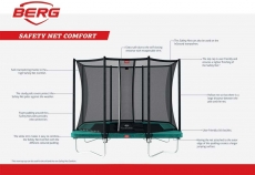 Батут Berg Ultim Favorit Regular 280 Green + Safety Net Comfort